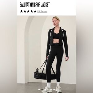 Athleta Salutation Crop Jacket